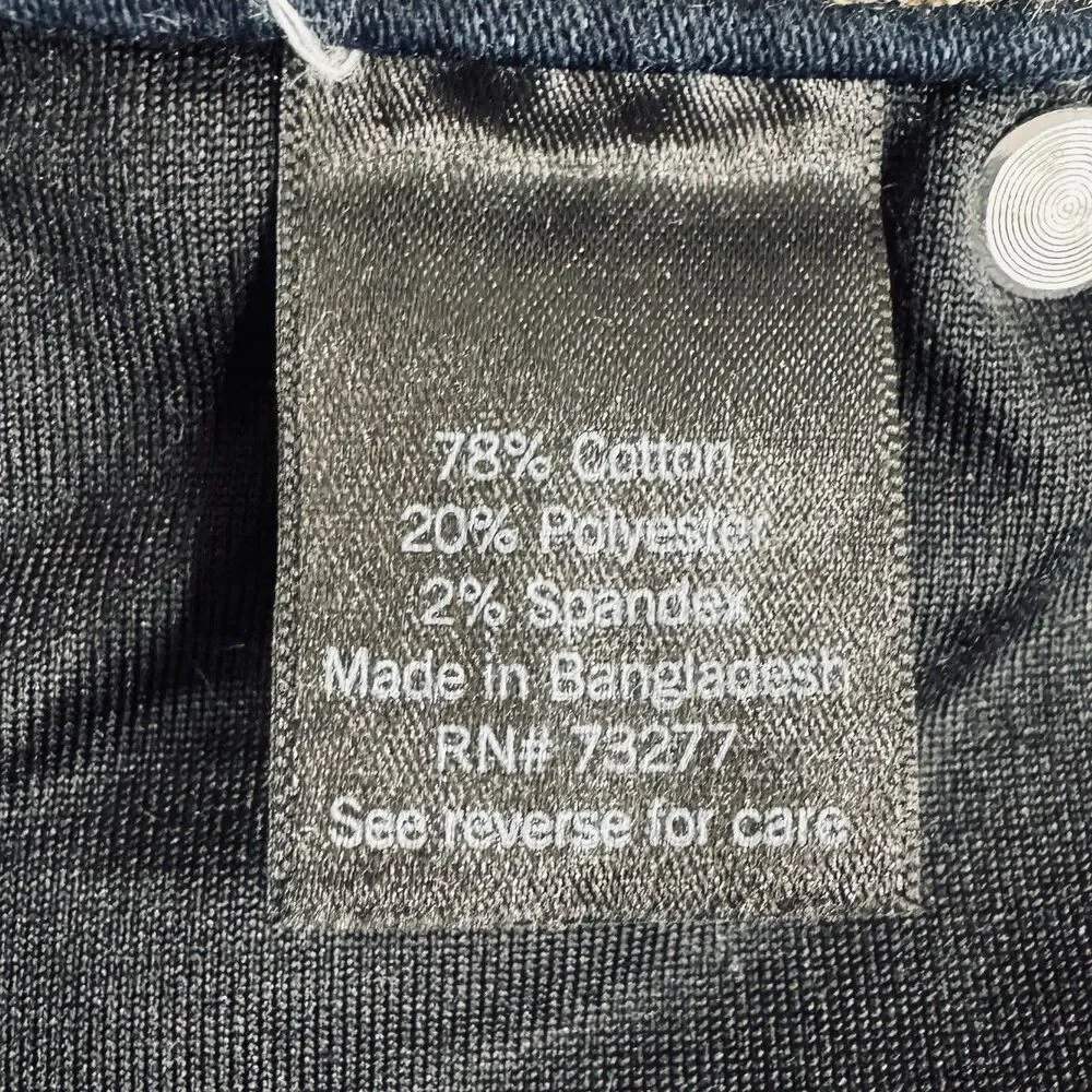 Simply Vera Wang Pull On Legging Jeans M (29x29) Super High Rise Blue Womens